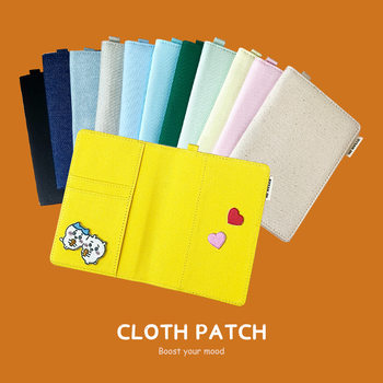 Travel Passport Holder, Document Integrated Card Holder, DIY Canvas Cosmetics Bag, Portable Business Trip Id Card Protective Cover, Card Holder