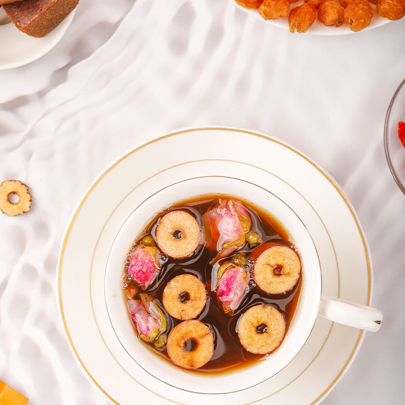 Brown sugar ginger jujube tea brown sugar longan red jujube tea boxed brown sugar ginger tea girls conditioning in stock wholesale
