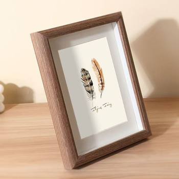 Three-Dimensional Photo Frame 6.7. 8.10inch A4 Photo Creative Mini Horizontal and Vertical Table Photo Frame Birthday Gift Pendant