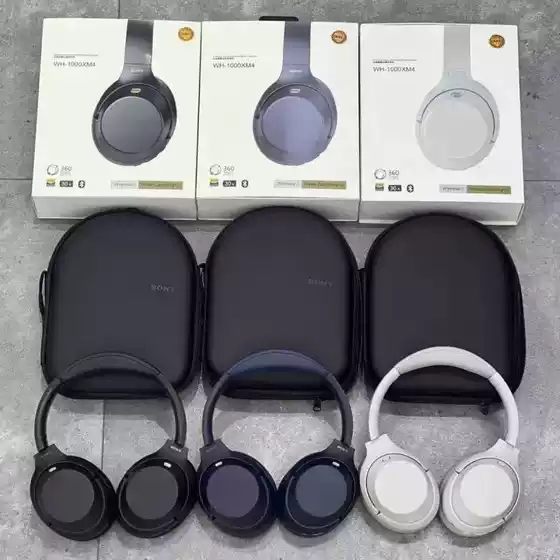 Cross-Border New Model Suitable for Wh-1000Xm4 Over-Ear Anc Noise-Cancelling True Wireless Bluetooth Headphones Full-Coverage Headphones