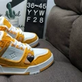 Yellow and white