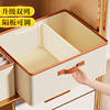 Extra Large Clothes Storage Box Removable Compartment Storage Box Wardrobe Multi-Functional Student Dormitory Drawer-Type Storage Basket