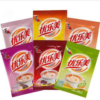 Xizhilang Youlemei Milk Tea Bagged Powder Bag 22g*30 Bags Original Flavor Taro Strawberry Chocolate Instant Drink