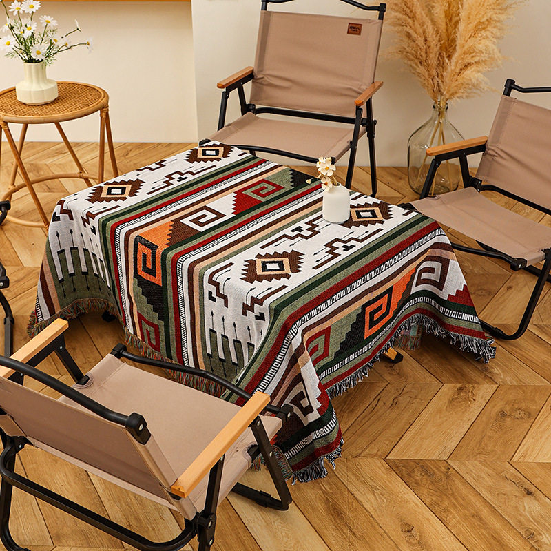 Export Nordic Style Blanket Camping Outdoor Blanket Sofa Towel Sofa Blanket Picnic Atmosphere Decorative Cloth One Piece