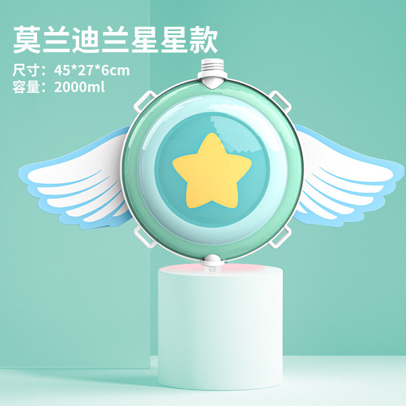儿童背包水枪玩具夏天新款抽拉式呲水枪沙滩打水仗戏水玩具喷水枪