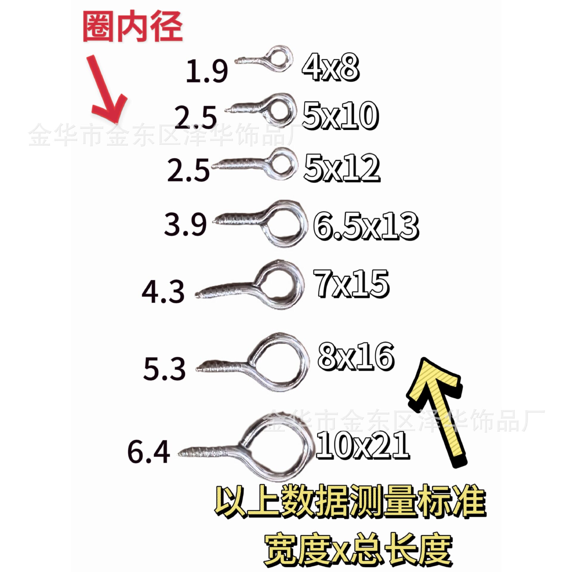 diy羊角钉珍珠螺丝钉配件批发 自攻打孔萌粒公仔羊眼钉饰品挂件