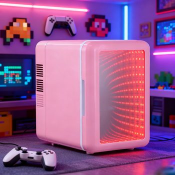 Annan 4L Beauty Refrigerator Tunnel Light Mini Refrigerator Cross-Border Best-Selling Gift Refrigerator Energy-Saving Silent Small Refrigerator