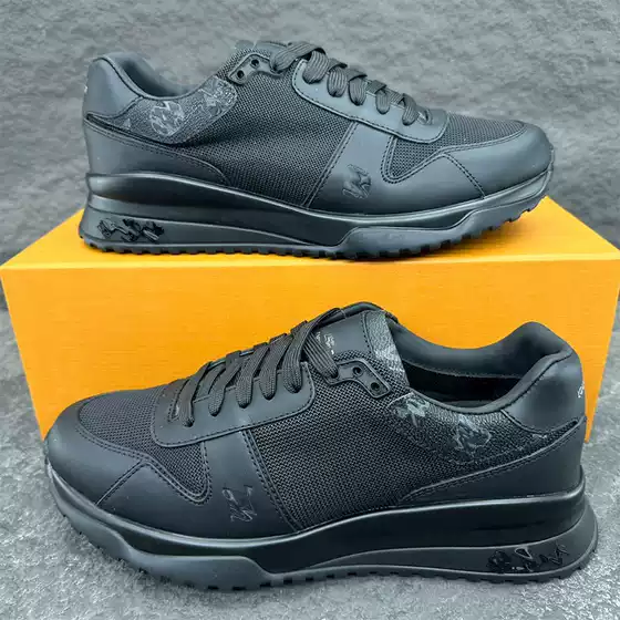 In Stock European Station Korean Style All-Season Mesh Color-Block Lace-Up Outdoor Sports Casual Shoes Printed Fashion Men's Shoes