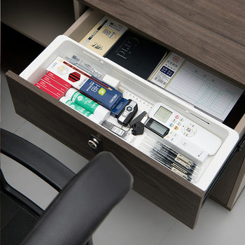 Drawer retractable storage box built-in storage box cabinet layered storage basket storage rack kitchen tableware finishing box