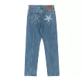 Denim blue trousers