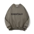 Gray crew neck