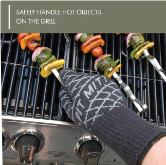 Stainless steel wave barbecue tool stick BBQ roast chicken wings needle Kebab Kebab Kebab hot dog sign cloth bag set