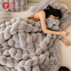 High Luxury Soft fufu Fox Velvet Blanket Autumn and Winter Thickened 11 Jin Cover Blanket Persian Velvet Blanket Fox Fur Shearing Fur