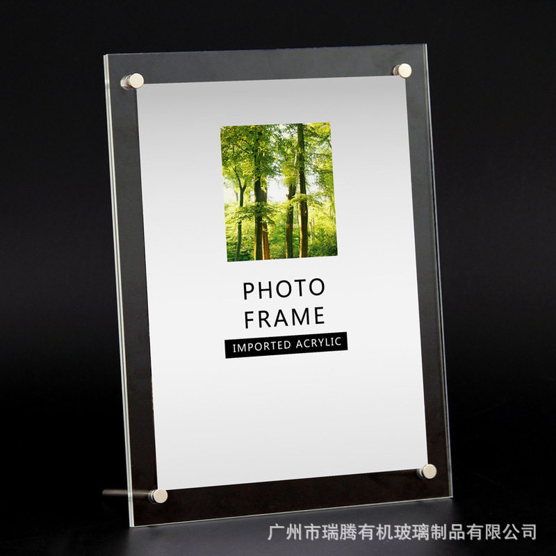 Explosive acrylic photo frame A4 authorization certificate medal award frame Crystal photo frame table A3 business license frame