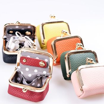 Cross-Border Export Genuine Leather Compact Mini Gold Bag Diamond Ring Gold Necklace Jewelry Bag Coin Coin Purse Cosmetics Bag for Women