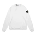 White stone island - crew neck sweatshirt