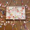Children's Princess Cute Cartoon Beaded Necklace Little Girl Sanrio Clavicle Chain Pendant Accessories