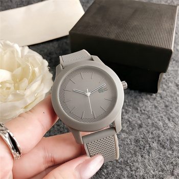 Watch South Korea 2024 New Cheap Silicone Women's Watch Large Dial Watch European Watch Original Logo Watch