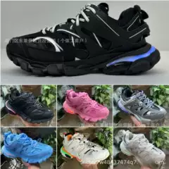Putian Pure Original Paris Lighted Dad Shoes Track 3.0 Men's and Women's Shoes Led Light Thick Sole Heightening Retro Sports Shoes