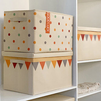 Environmentally Friendly Washable Folding Storage Box with Lid Children's Toy Clothes Storage Box Car Portable Lattice Storage Box