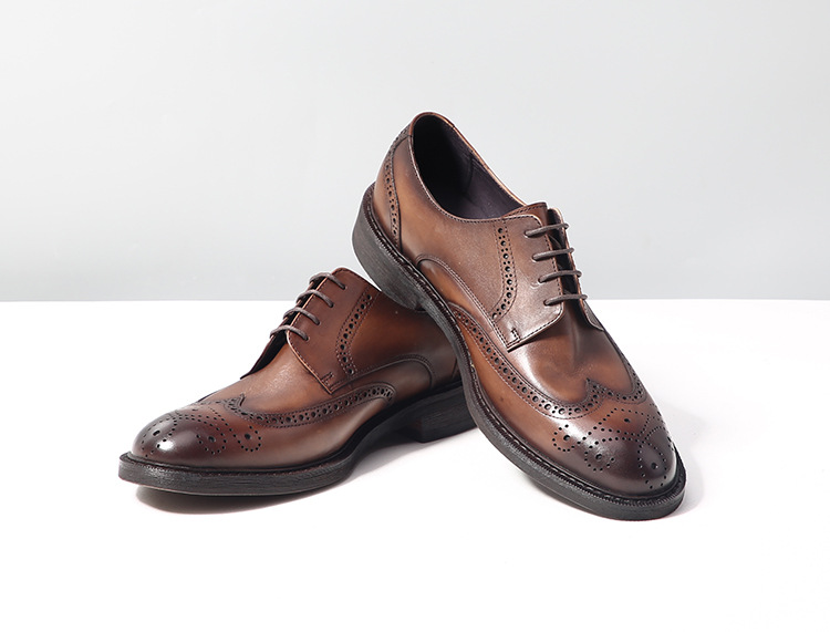 Chỉ Size 40 Sale Sốc Giày Da Bò Nam Cao Cấp