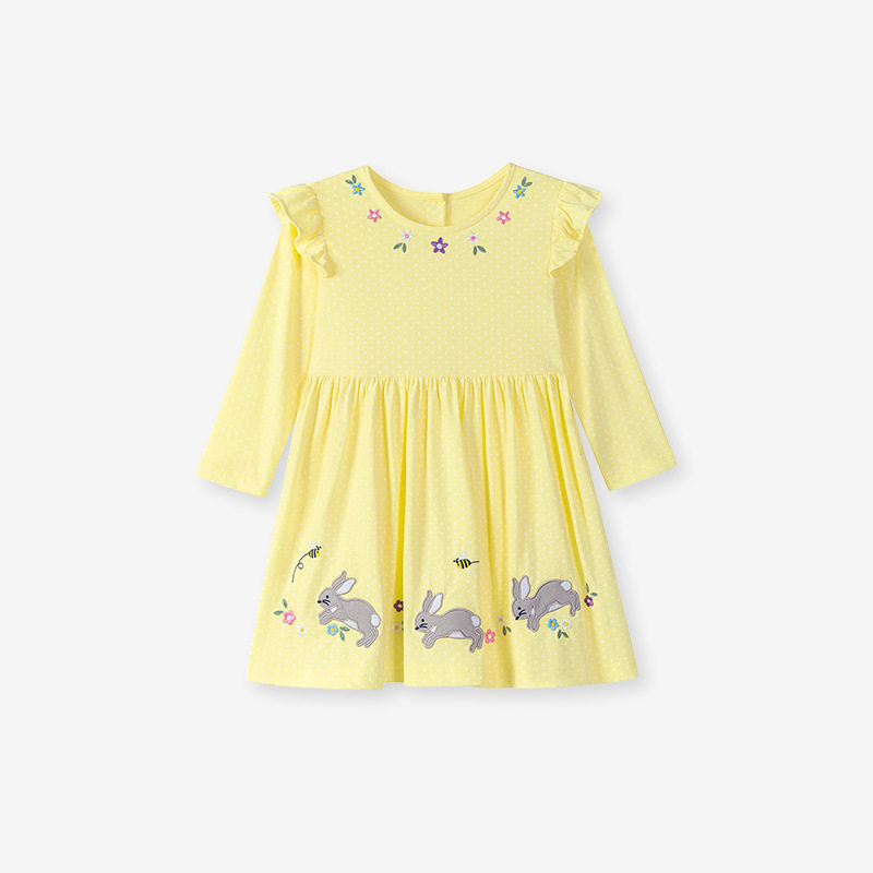 Kids' Dress, Autumn Long-sleeve Girls' Dress, [Style] Kids' Dress Wholesale