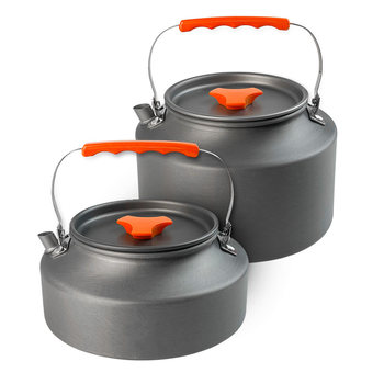 Outdoor Picnic Teapot Water Kettle Portable Coffee Teapot Travel Aluminum Water Kettle Water Kettle 1.1L/1.6L/2L