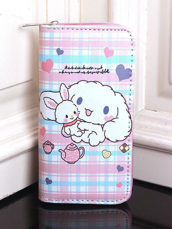 Yugui dog Parchia dog melody kulomi pudding dog cartoon Japanese and Korean large capacity storage children's coin purse