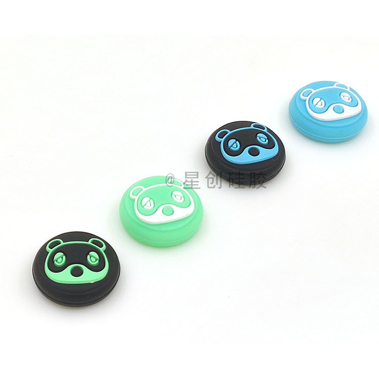 switch OLED moving Sen rocker cap leaf silicone protective cover Mario game handle non-slip protective cap