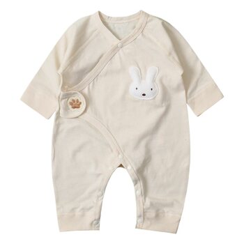 A generation of baby jumpsuit cotton men's and women's baby long sleeve clothes climbing clothes summer newborn clothes