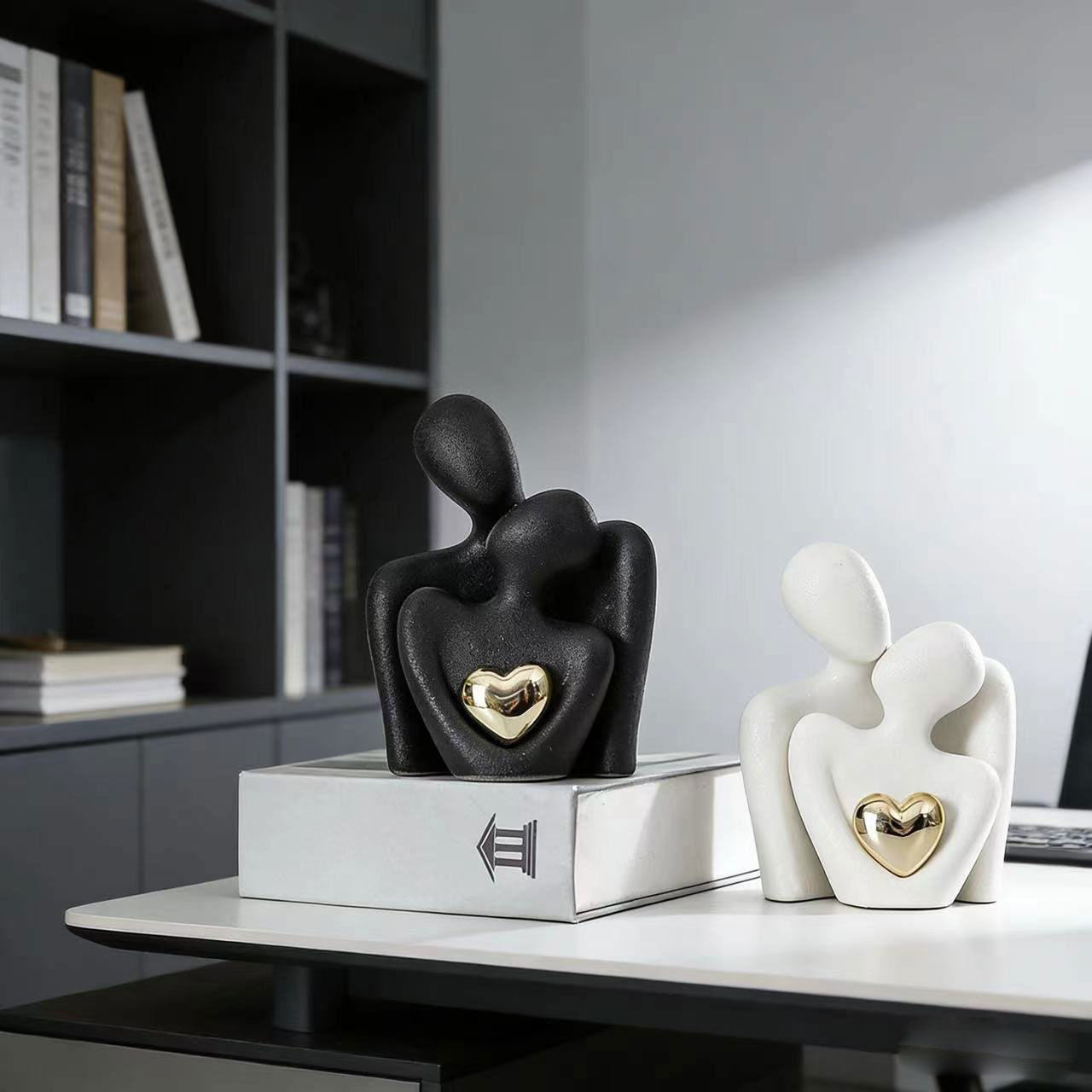 简尔美手作陶瓷婚书艺术摆件新婚纪念永久收藏礼物创意家居装饰品