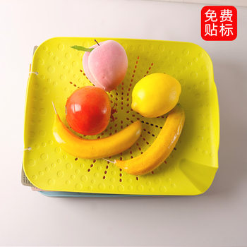 [Special Offer] Fruit Drain Basket Fruit Plate Multifunctional Cross-border Kitchen Drain Rack Vegetable Drain Basin