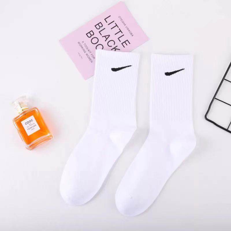 nk hook socks women's medium-length tube men and women's same style ins trendy fashion all-match candy color sports student couple style