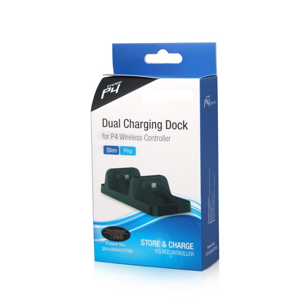 Ps4 Game Controller Dual Charging Dock, Compact and Portable Ps4 Controller Charging Base