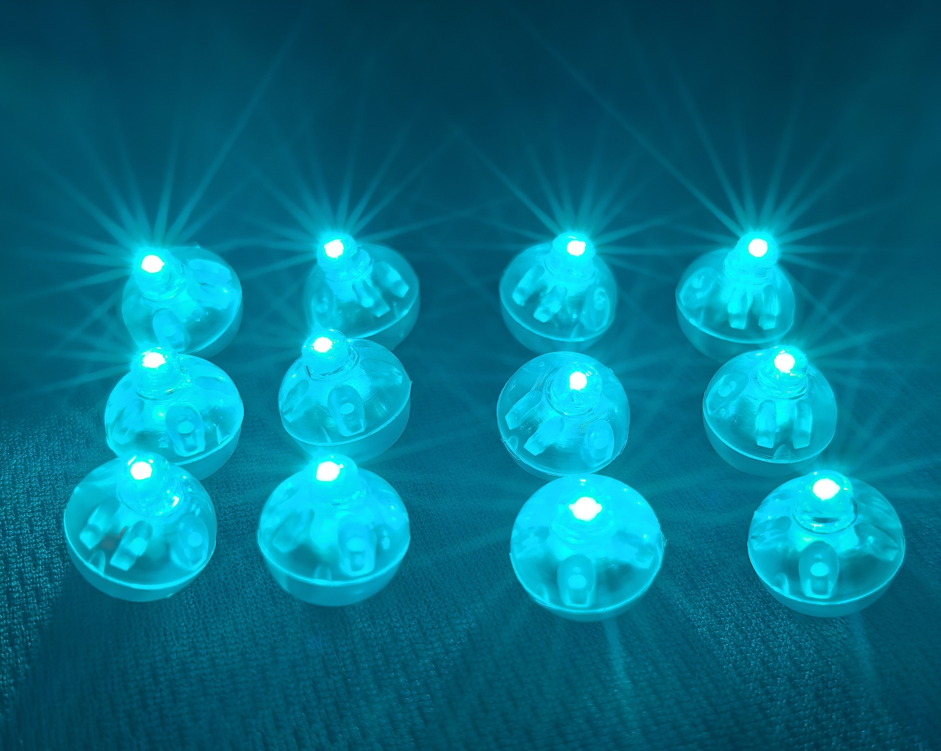 LED七彩发光圆球灯电子闪光汽球灯发簪步摇钥匙扣装饰小灯球跨境