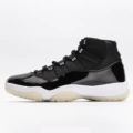 AJ11 High Top - Black Silver