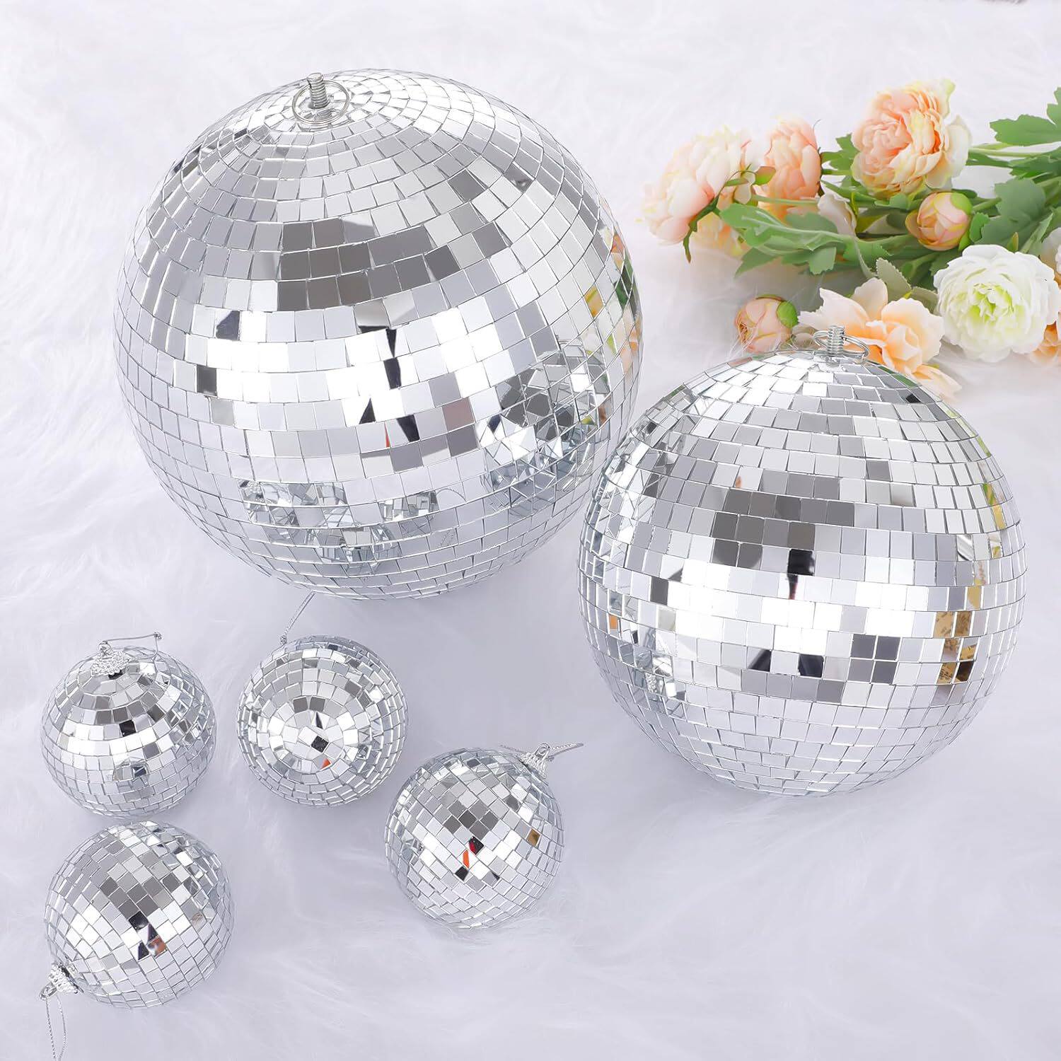 Cross-border สินค้าใหม่กระจกเลเซอร์โฟมดิสโก้ Ball คริสต์มาสเ...