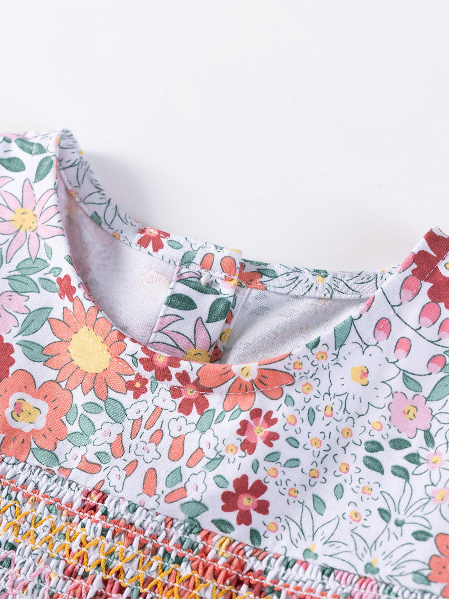 Girls' Cute Autumn Dress, Long-Sleeve Cotton Kids' Dress