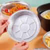 Air Fryer Tin Paper Plate Aluminum Foil Bowl Oil-absorbing Paper Baking Oven Household Disposable Paper Bowl Tin Paper Aluminum Foil Plate