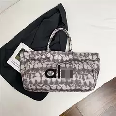 Shoulder Bag, Fashionable and Versatile Tote Bag, Canvas Yoga Bag, Unisex Large-Capacity Shopping Bag, Sports Fitness Bag