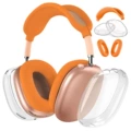 Transparent tpu* papaya orange 3-piece set