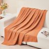 Factory Wholesale Orange H Letter Aviation Blanket Aircraft Blanket First Class Blanket Office Nap Blanket Air-conditioning Blanket Hair