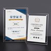 A4 acrylic transparent pendulum photo frame A3 picture frame business license photo frame 8 inch authorization certificate frame 7 inch photo frame