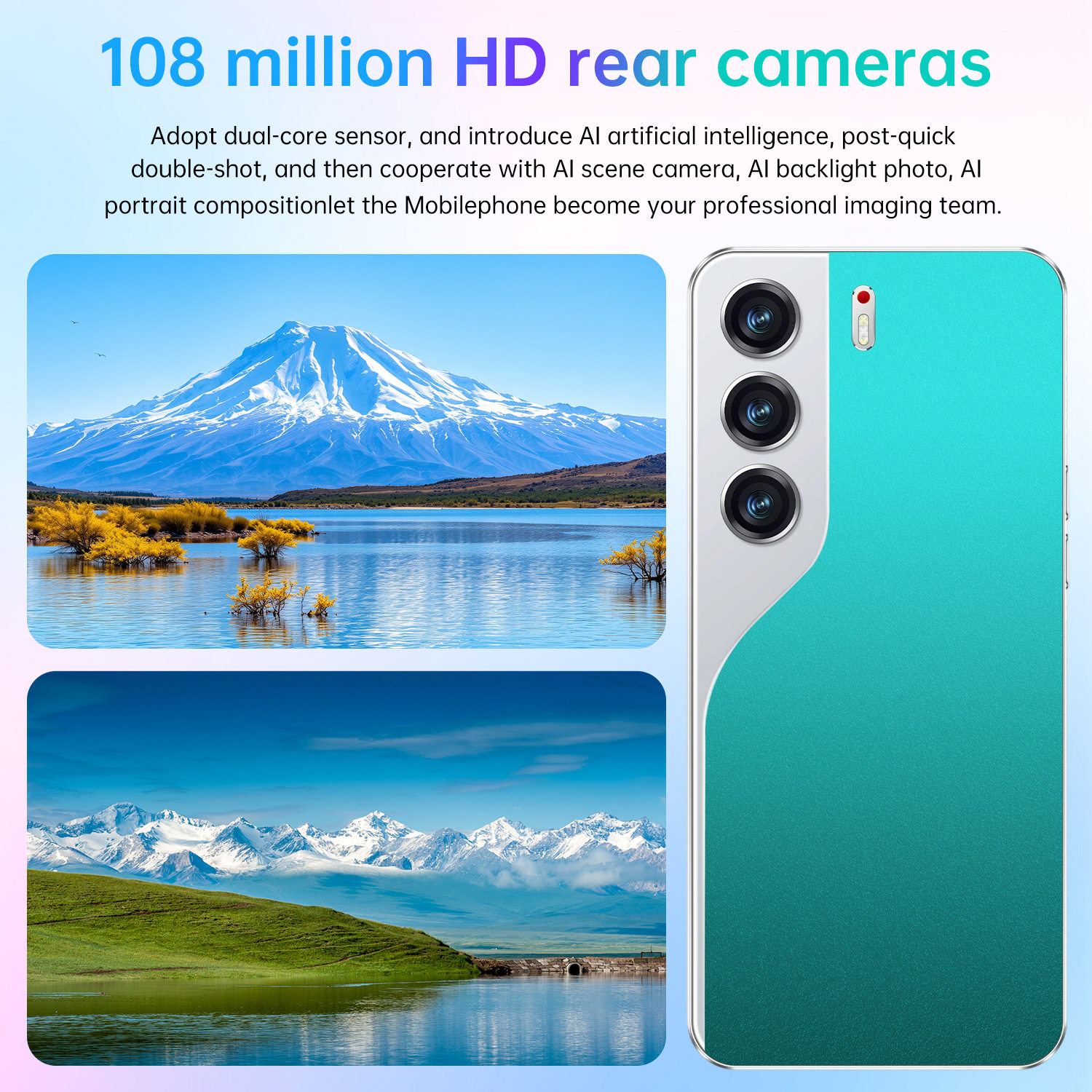 TK爆款跨境手机Camon40 Pro 7.3寸高清incell屏快充16+1TB安卓8.1