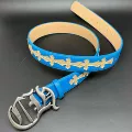 Letter blue gold