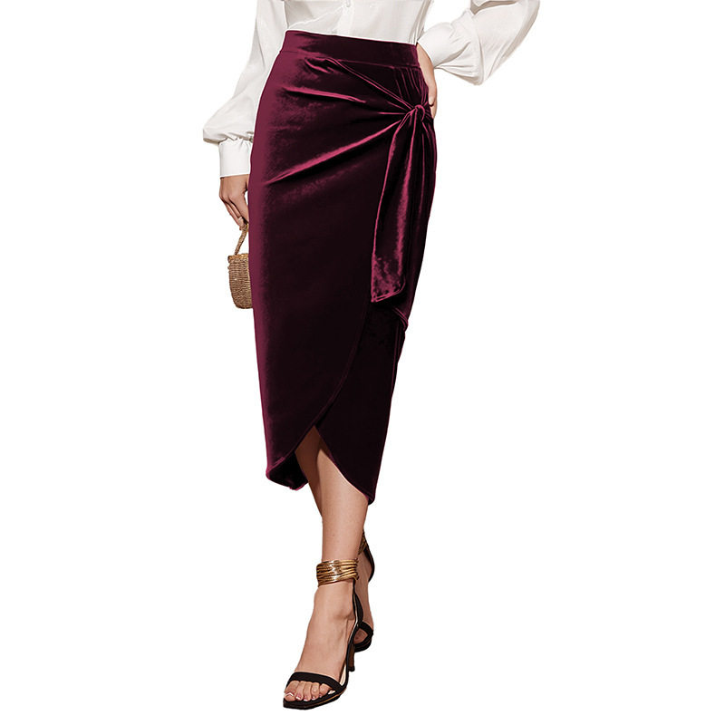 Wholesale Womens Skirts Red Multiple Sizes OEM ODM Supplier