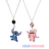 Cartoon Jewelry Stitch Angel Couple Necklace Women's All-match Fashion Collarbone Chain Hip-hop Style Men's Pendant