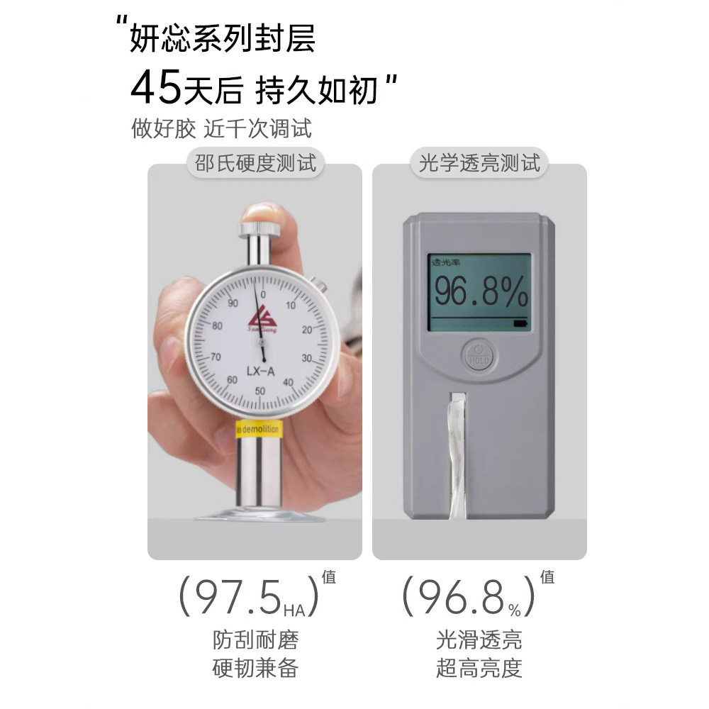 [Buy 1 Get 1 Free] Yanrui Base Glue Sealant Set Reinforced Tempered Frosted Smudge Function Manicure Nail Polish Glue Research