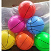 10cm Colorful Children's Inflatable Mini Basketball Outdoor Bouncing Ball Toy Kindergarten Reward Parent-Child Interactive Small Rubber Ball