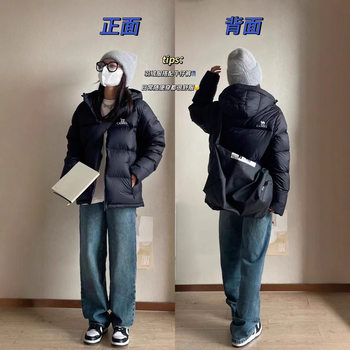 2025 New Camel down Jacket Winter Outdoor Thickened Couple Jacket Men's down Coldproof Jacket Women's Short Style